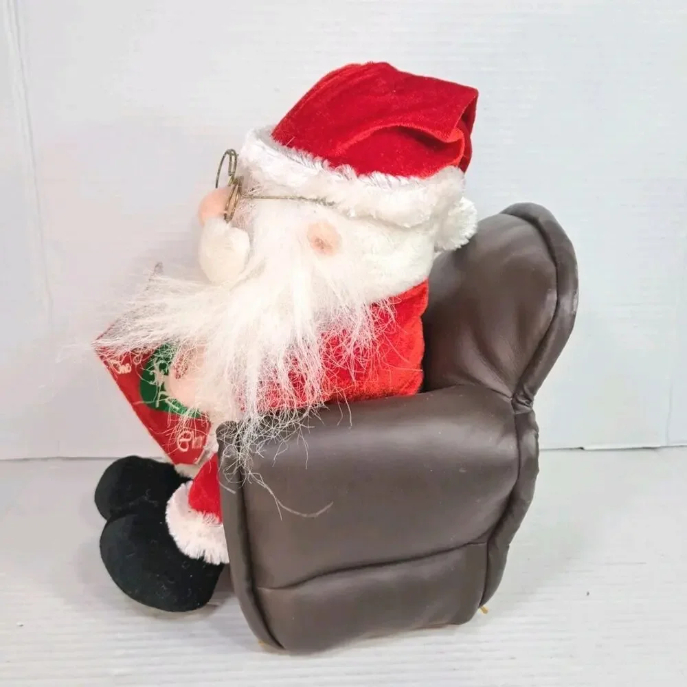Trim A Home 2008 Animated Storytelling Santa Leather Chair Tells Story Moves